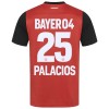 Virallinen Fanipaita Bayer 04 Leverkusen Exequiel Palacios 25 Kotipelipaita 2024-25 - Miesten